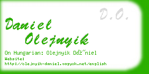 daniel olejnyik business card